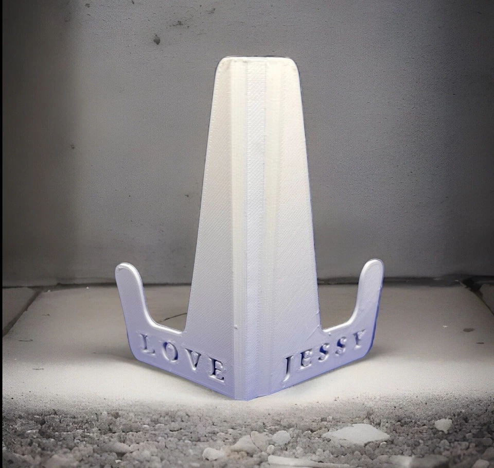 iPad Tablet iPhone Desk Stand Holder Mobile Phone Folding Portable Personalised - Image 4 of 4