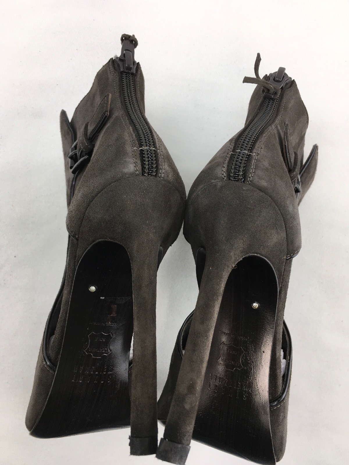 Stuart Weitzman Openface pizarra En Punta Botines de ante ante ante Talla 6M F1835 97bf85 Stuart Weitzman Openface pizarra En Punta Botines de ante ante ante Talla 6M F1835 97bf85