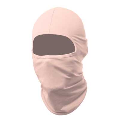 Maske Haube hellrosa für Outdoor Sport Velo Motorrad Snowboard Radfahren