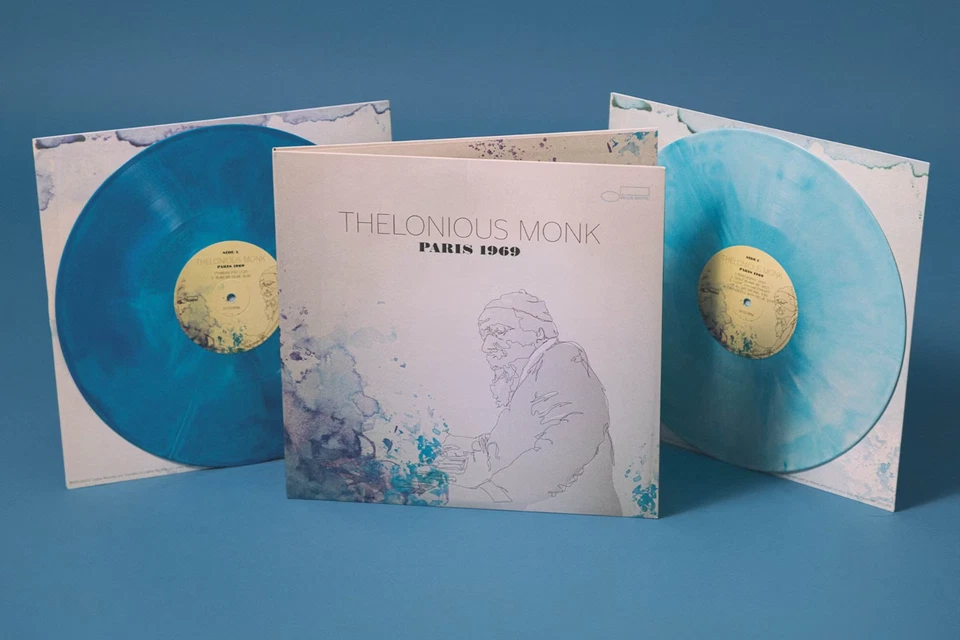 THELONIOUS MONK PARIS 1969 VINYL NEW! LIMITED BLUE GALAXY LP! DOUBLE GATEFOLD - Image 3 of 4
