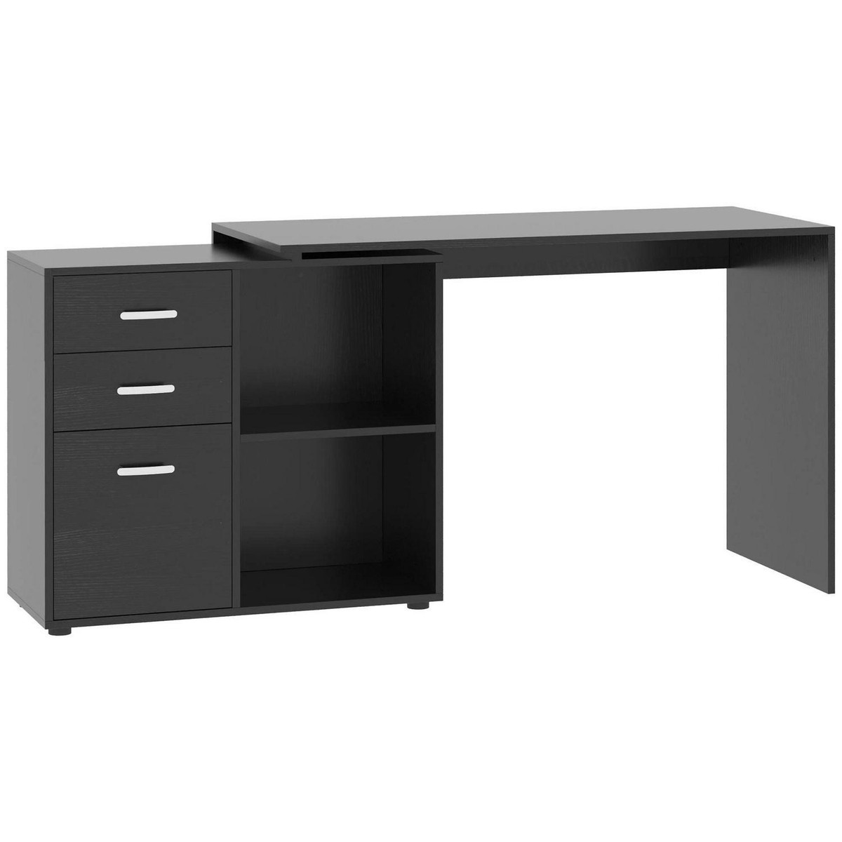Small Desk With File Lavish Home Computer Desk With Attached 3 Drawer