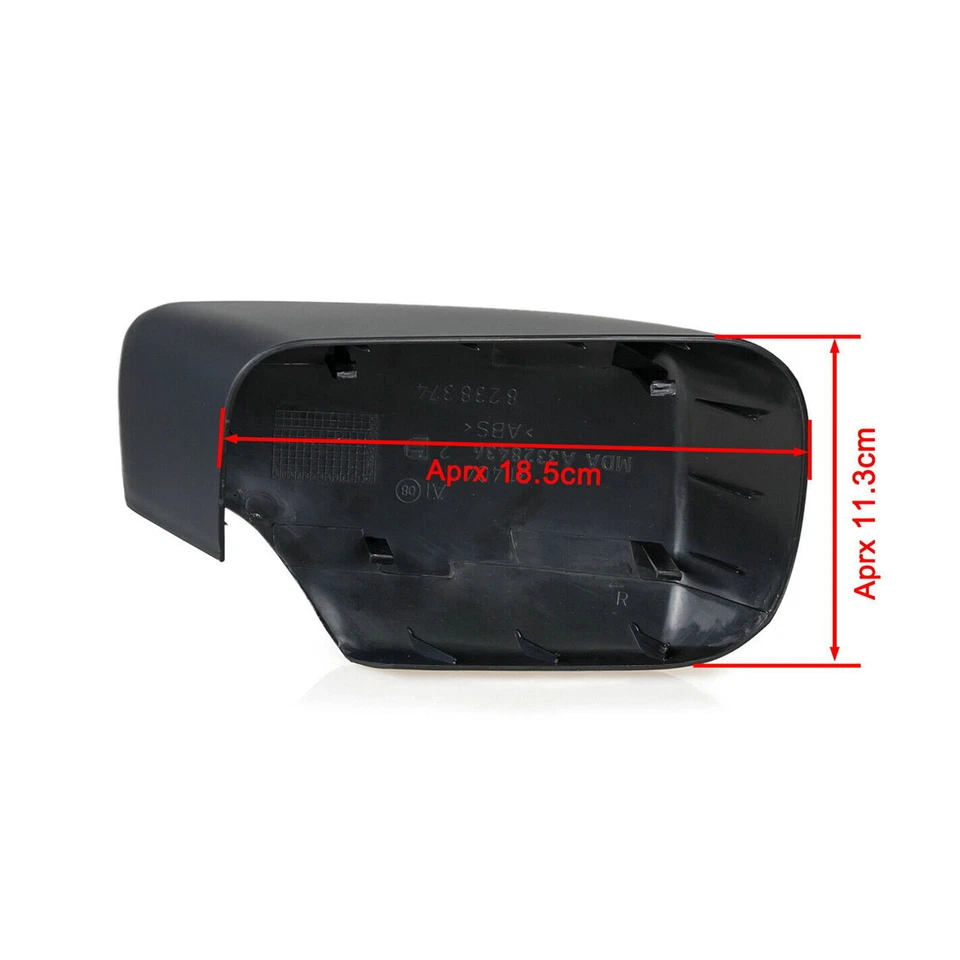 Tapa de cubierta de espejo retrovisor puerta lateral derecho pasajero para BMW 1998-2005 E46 323i 325i Foto 3 de 4