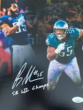 Brandon Graham Philadelphia Eagles Signed 8x10 Super Bowl photo - JSA COA