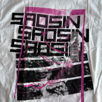 SAOSIN PINK AND BLACK 2006 Tour White T Shirt Size S-5XL SS812 | eBay