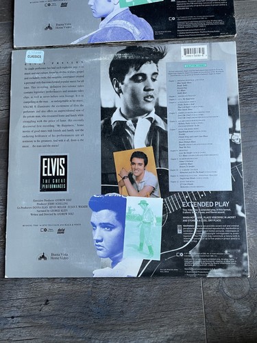 Elvis - Great Performances 1990 Volumes 1 & 2 / Center Stage / LD Laserdisc Lot - Imagen 5 de 8