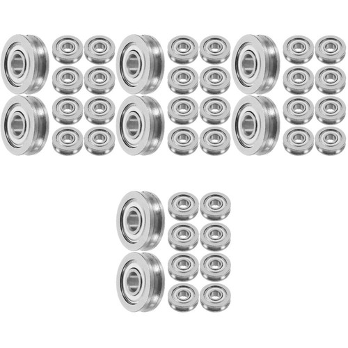 4 Count 3D -gedruckte Riemenscheibe -Lager Riemenscheiben Aus Metall - Photo 4/12