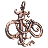 Wikinger Drache Bronze AnhäNger Schmuck