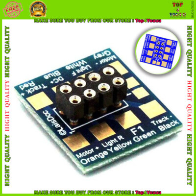 10pcs or 1Pcs DCC 8 Pin NEM652 Socket with Solder Tabs for Model Railway Trains