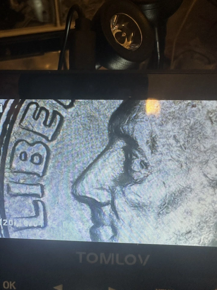 1996 P Roosevelt dime Error ON DATE &P IN GOD WE TRUST OFF CENTER HEAD @ BACKRIM - Image 4 of 4