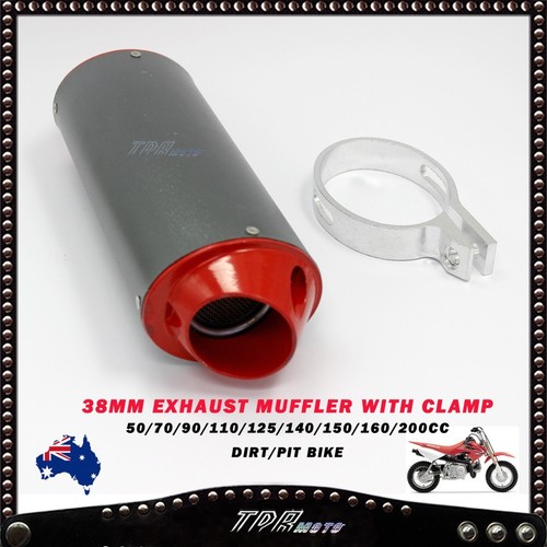 38MM MUFFLER EXHAUST PIPE CLAMP 250CC 125CC 200 150CC PIT PRO QUAD BIKE