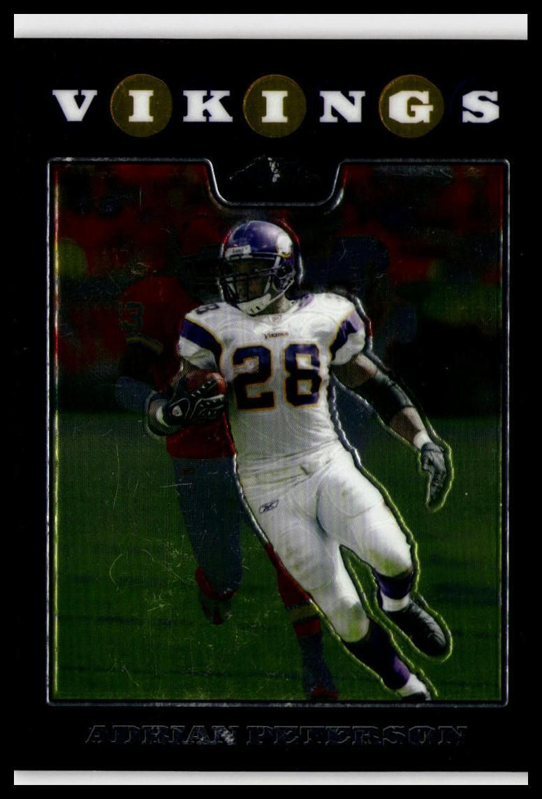 2008 Topps Chrome Refractor #TC39 Adrian Peterson Minnesota Vikings