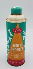 Vintage Tin Can Of FULLER Brush co MOTH PROOFER ~ Mostly Full ~ Untested