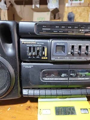 Panasonic RX-DT530 CD Cassette Boombox Stereo S-XBS Amp System
