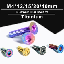 M4 TC4 Titanium Internal And External Plum Blossom Countersunk Head 10mm~40mm