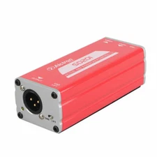 Active Direct Box DI Box for Bass, Keyboards,Acoustic Guitar 48V Alctron SD201
