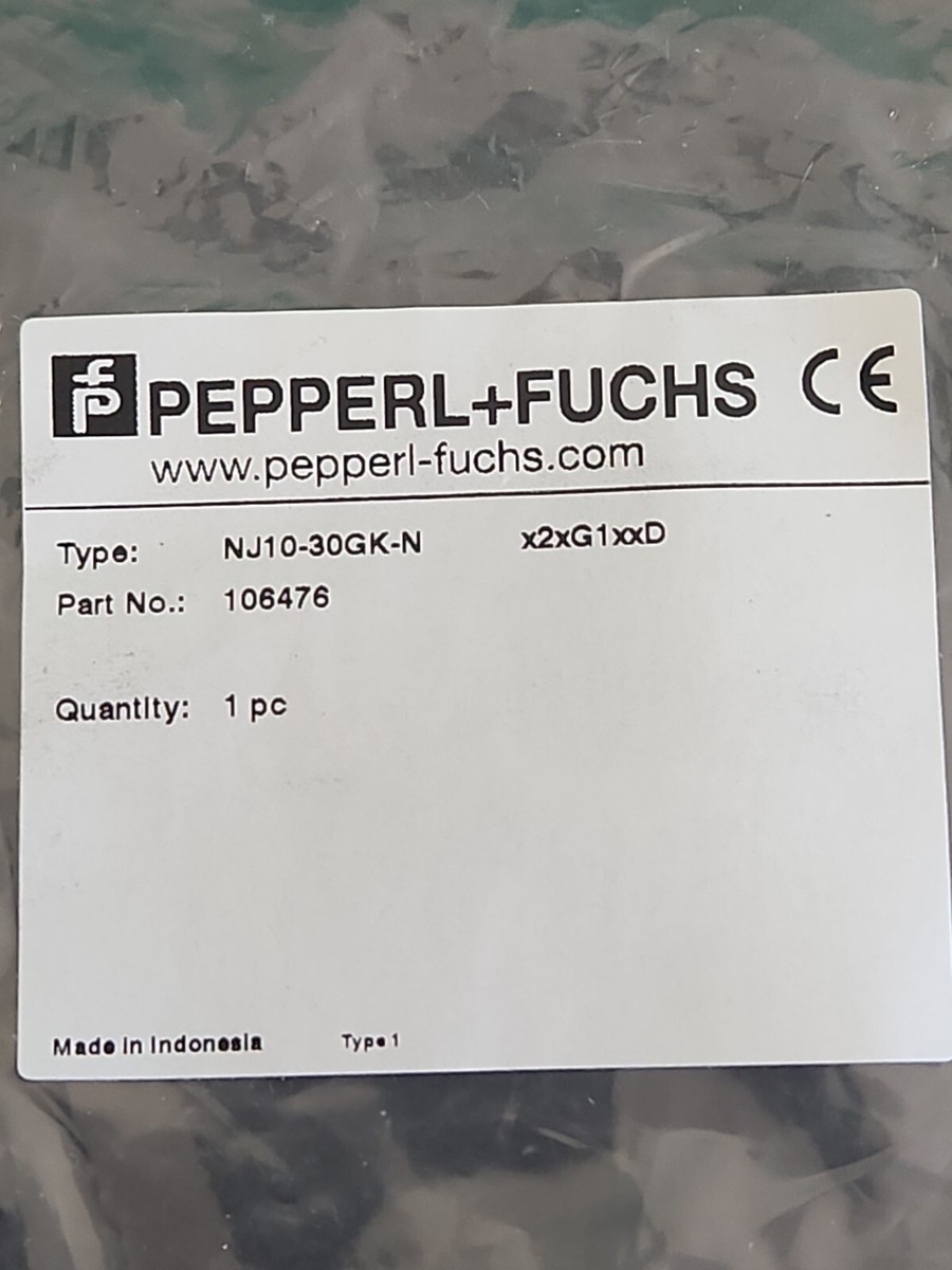 Capteur Inductif Pepperl+Fuchs NJ10-30GK-SN - Capteur De Proximité, Neuf, Pour Automatisme Industriel