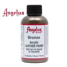 Angelus Acrylic Leather Paint 4oz 118ml Colour Shoes Trainers Boots Metallic