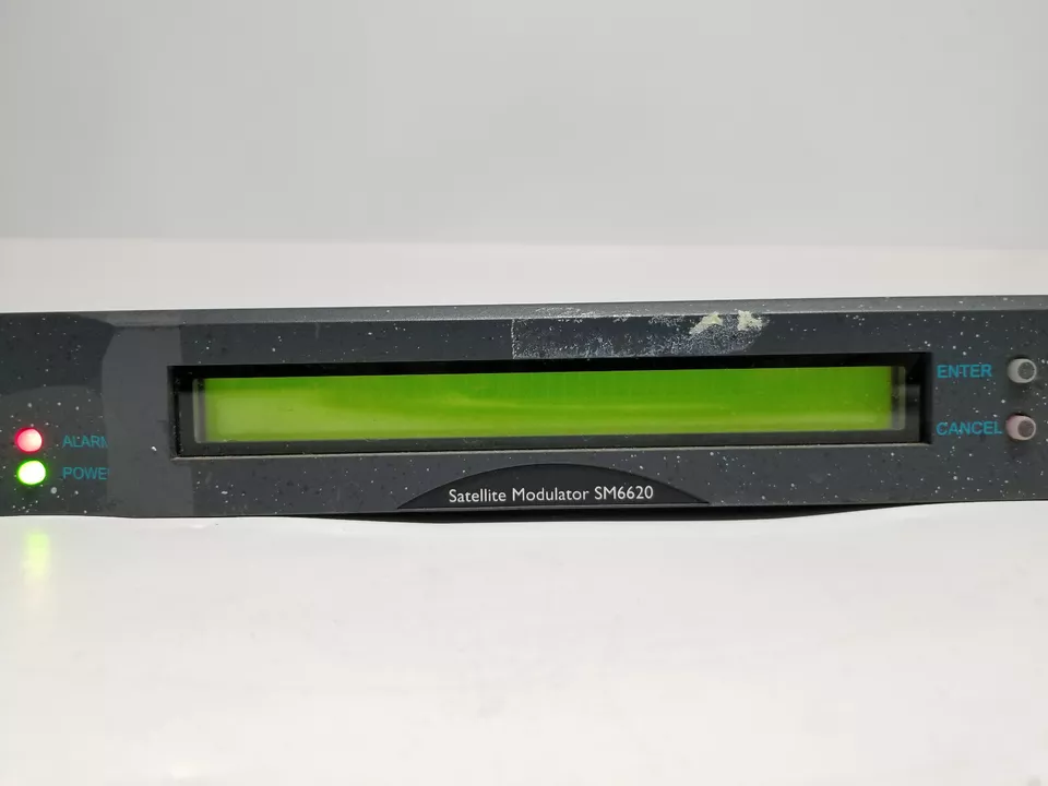 Tandberg SM6620BAS Base Satellite Modulator Parts (Alarm Light, Bad Display) - Image 2 of 4
