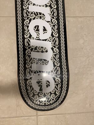 Supreme Celtic Knot Skateboard Black 8 1/2 OS FW21 Deck Limited