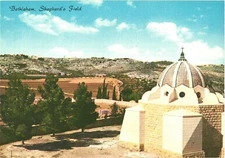 View of Shepherd's Fields, Bethlehem, Holy Views In Jerusalem Postcard