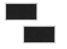 (2) Filters for GE JX81H WB02X10956 WB2X10956 Microwave Hood Vent