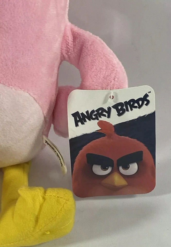 Juguete de peluche Angry Birds Stella rosa peluche de fábrica 12" de alto Foto 3 de 4