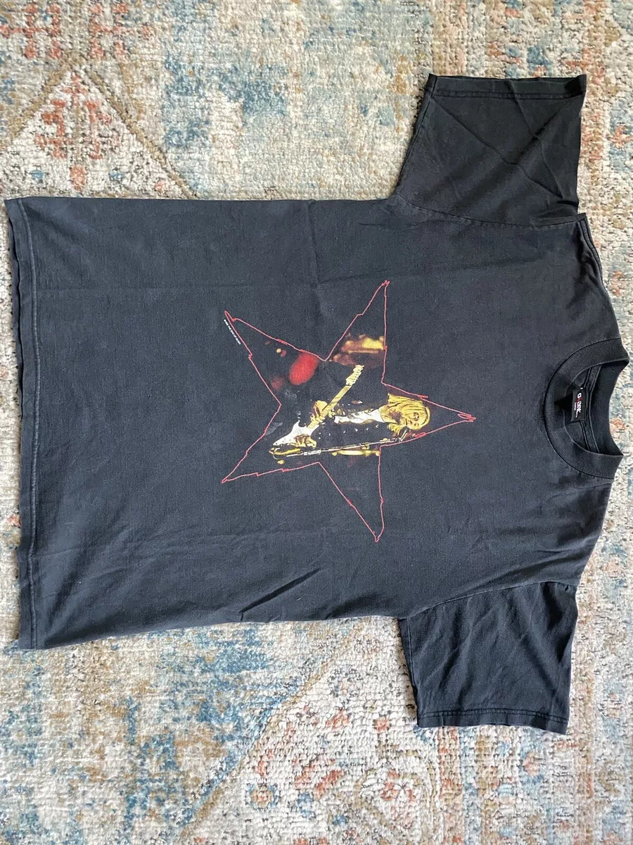 VTG Kurt Cobain Nirvana Star End Of Music Tshirt Size L RARE | eBay