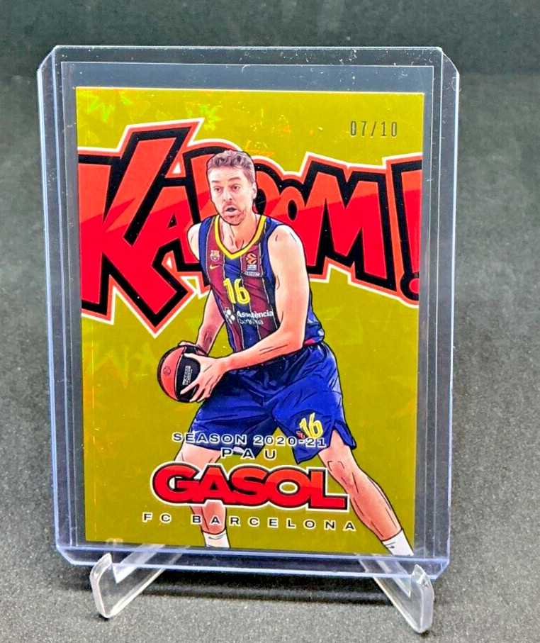 2023/24 Panini Crown Royale Euroleague PAU GASOL GOLD KABOOM 07/10 #4