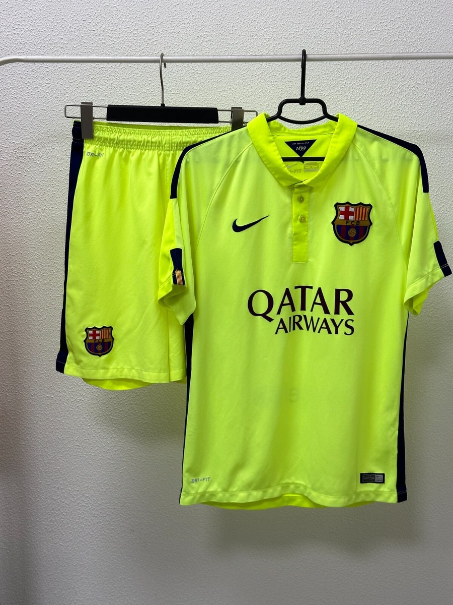 【新品】2014-2015シーズン バルセロナ ユニフォーム NIKE XL NIKE 【ナイキ】2014/15バルセロナ アウェイ 半袖ユニフォーム
