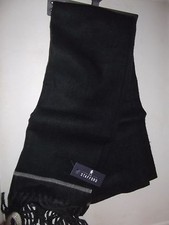 SCARF - STAFFORD - MEN - BLACK  WHITE - ONE SIZE  AC-22-101 