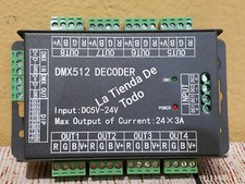 HIGH POWER LED DMX 512 OR DMX512 DECODER 24 CHANNEL READ