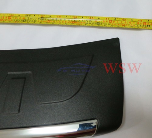 CHROME BLACK REAR BUMPER STEP DOOR SCUFF PLATE COVER FOR TOYOTA FORTUNER 15 - 22 - Picture 3 of 6