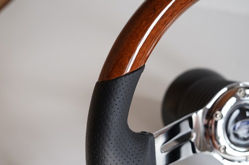 Steering Wheel fits for Ford Wood Flat Bottom Sport Escort XR4 XR 4 1986-1992' - Picture 6 of 9