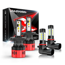 Fit 2003-2004 Ford Focus Combo Led Headlight Kit Hilo Fog Light Bulbs H49145