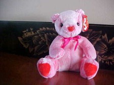 Romance the Valentine Bear - TY Beanie Baby **Mint Condition**