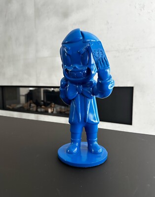Extrem seltene limitierte Auflage Rich Figur 30cm, einmaliges Design in Blau 