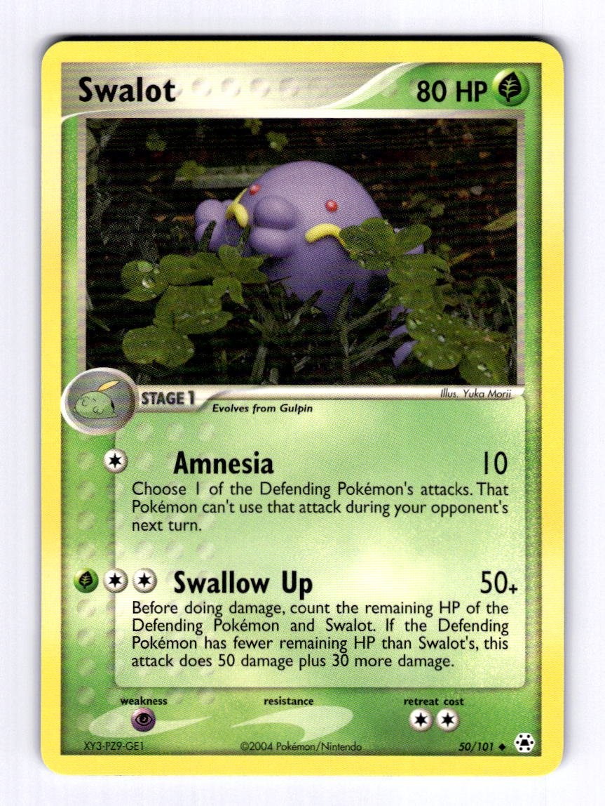 Swalot Hidden Legends #50 (2004) Uncommon NM Pokemon