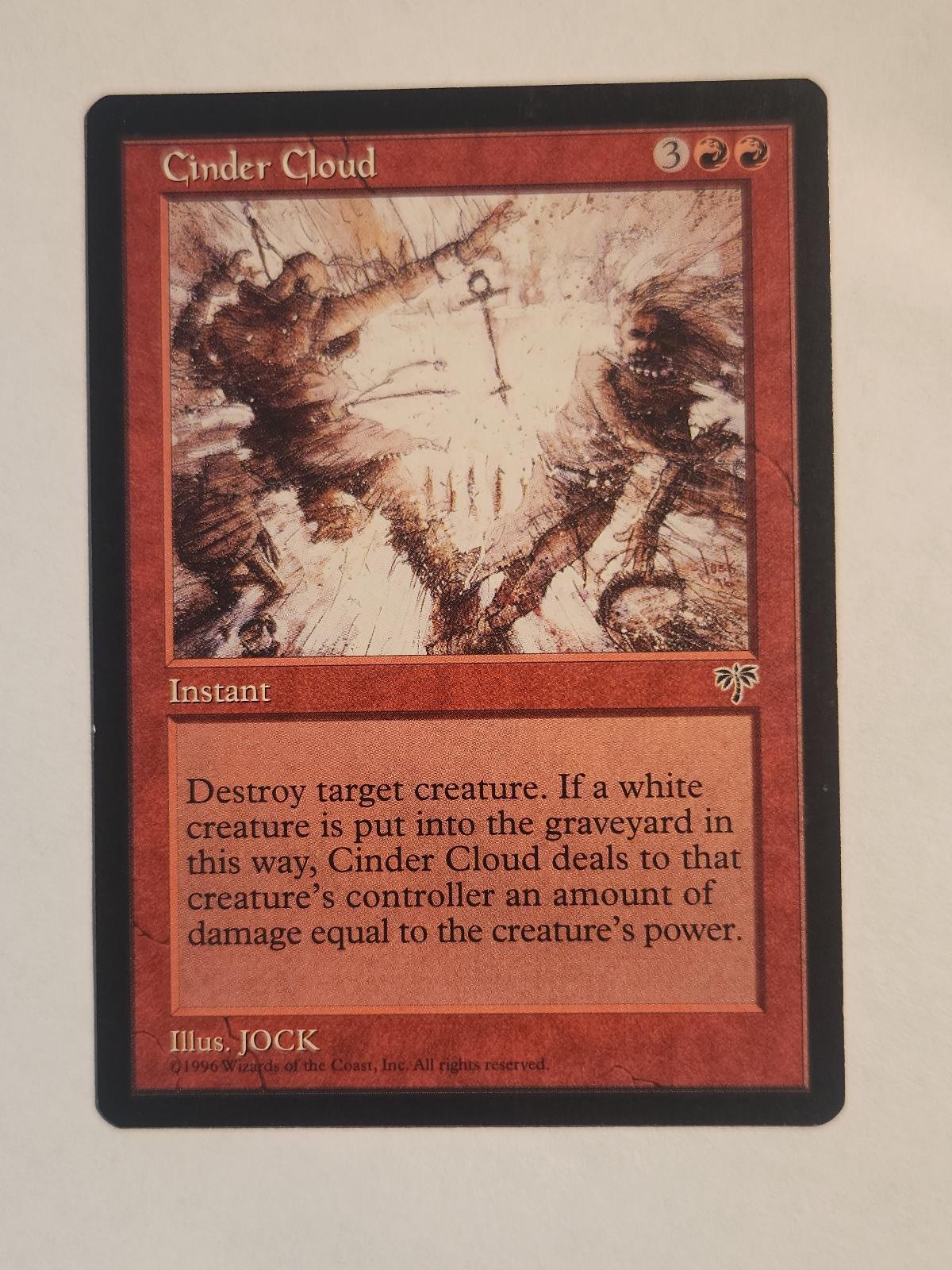 Cinder Cloud Mirage Magic: The Gathering Uncommon LP