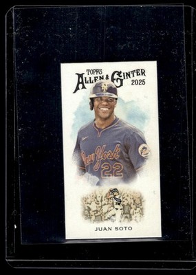 Juan Soto 1889 Mini #N222-7 2025 Topps Allen & Ginter Variation New York Mets
