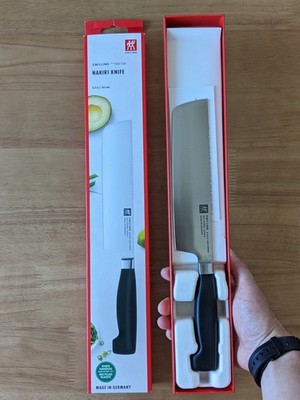 ZWILLING Four Star 6.5in Nakiri Knife, Japanese-style cleaver, forged stainless