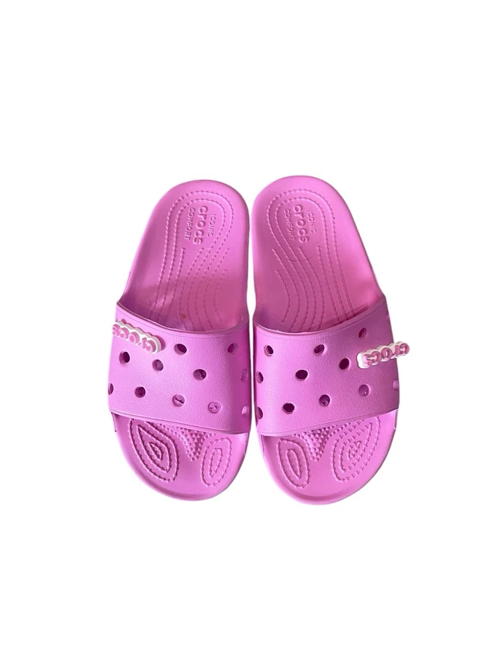 Crocs女式5码懒人拖鞋粉色 — 第 3/4 张图片