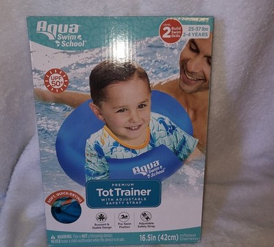 Aqua Swim School Tot Trainer Level 2: Build Swim Skills 25-37 lbs Ages 2-4 years