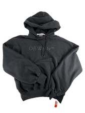 Off-White Laund Boxy Hoodie Schwarz Authentic...