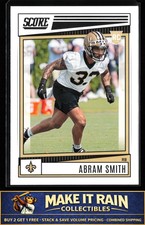 Abram Smith 2022 Score #311 New Orleans Saints Rookie RC