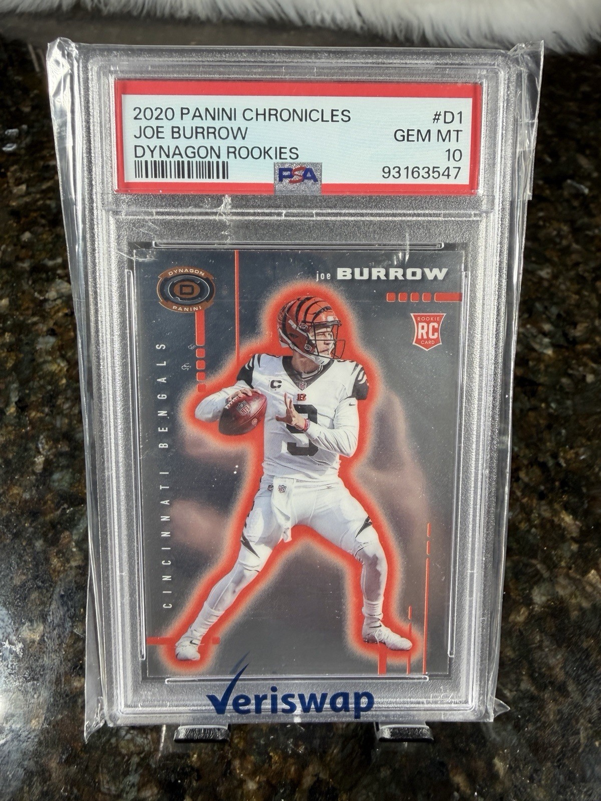 Joe Burrow Panini Chronicles Dynagon Rookies #D1 Silver