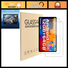 2 Pack 10" Tempered Glass Screen Protector for 10.1" Android Tablets, HD Clarity