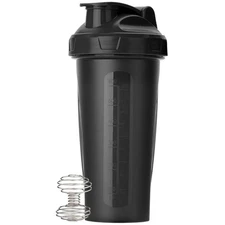 Shaker Bottles for Protein Mixes, 28 oz, Shaker Bottle with Wire Whisk Ball, Pro