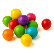 Mini Assorted Jawbreakers Small Hard Candy, Colorful Fruit Flavored Gift Treat