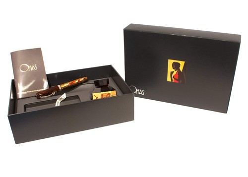 Omas Paragon Brown Arco and Silver fountain pen - Picture 12 of 12