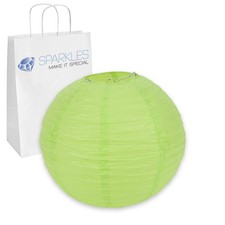 5 pcs 8" inch Chinese Paper Lantern - Apple Green - Wedding Party Event fb